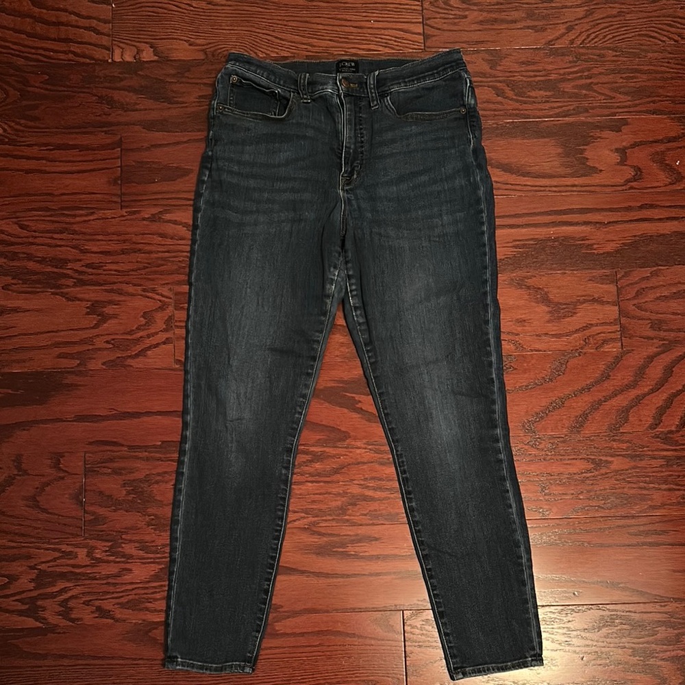 J. Crew Blue Jeggings with Tapered Fit
